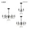 Livex Lighting Windsor 5 Light Black Chandelier 52165-04 - alternate 3