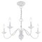 Livex Lighting Windsor 5 Light Antique White Chandelier 52165-60 - alternate 7