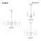Livex Lighting Windsor 5 Light Antique White Chandelier 52165-60 - alternate 5