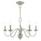 Livex Lighting Windsor 5 Light Brushed Nickel Chandelier 52165-91 - alternate 1