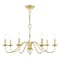 Livex Lighting Windsor 7 Light Polished Brass Chandelier 52167-02 - alternate 7