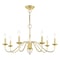 Livex Lighting Windsor 7 Light Polished Brass Chandelier 52167-02 - alternate 9