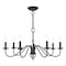Livex Lighting Windsor 7 Light Black Chandelier 52167-04 - alternate 1