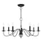 Livex Lighting Windsor 7 Light Black Chandelier 52167-04 - alternate 6
