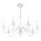 Livex Lighting Windsor 7 Light Antique White Chandelier 52167-60 - alternate 4
