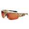 Ergodyne DAGR-PZ, Safety Glasses, Uncoated, Copper Lens, Kryptek Highlander Frame, Half-Frame, Polarized DAGR-PZHI - alternate 1
