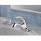Delta Single Handle Centerset Lavatory Faucet, Chrome 3-hole 4" installation Hole 523LF-HGMHDF - alternate 2