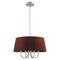 Livex Lighting Belclaire 4 Light Brushed Nickel Pendant Chandelier 52904-91 - alternate 7