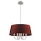 Livex Lighting Belclaire 4 Light Brushed Nickel Pendant Chandelier 52904-91 - alternate 9