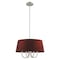 Livex Lighting Belclaire 4 Light Brushed Nickel Pendant Chandelier 52904-91 - alternate 4