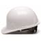 Condor Front Brim Hard Hat, SL Series, Polyethylene, Type 1, Class E, Ratchet (4-Point), Side Slots, White 52LC92 - alternate 4