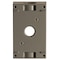 Bell Outdoor Weatherproof Electrical Box, 1 Gang, 3/4 in Hub Size, 3 Inlets, 4.5 in L, 2.75 in W, Aluminum, Gray 5324-0 - alternate 5