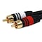 Monoprice Rca Plug/2Rca Plug M/M 1.5ft.cable Black 5346 - alternate 5
