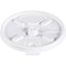 Dart Lid for 10 oz. Hot Cup, Flat, Lock Back Tear Tab, White, Pk1000 10FTL - alternate 2