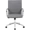 Boss B9533C Task Chair, Gray Back, 23 in W 26" L 38-1/2" H, Fixed, Vinyl Seat B9533C-GY - alternate 5