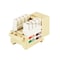 Monoprice Datacom Jack, Cat5, Punch Down, Beige 5373 - alternate 5