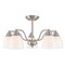 Livex Lighting Somerville 5 Light Brushed Nickel Convertible Chandelier/Ceiling Mount 53855-91 - alternate 2