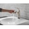 Delta Single Handle Single Hole Lavatory Faucet, Stainless 1 or 3-hole 4" installation Hole 538T-SS-DST - alternate 2