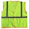 Condor High-Visibility Vest, ANSI Class 1, U-Block, Mesh Polyester, Hook-and-Loop, Lime, Size S/M 53YK39 - alternate 3