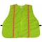Condor High-Visibility Vest, Vertical Stripe, Lime, Mesh Polyester, Hook and Loop, Universal 53YL98 - alternate 3
