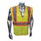 Condor High-Visibility Vest, Type R, ANSI Class 2, U-Block, Mesh Polyester, Hook and Loop, Lime, S/M 53YN49 - alternate 3