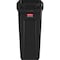 Rubbermaid Commercial Slim Jim 16 gal Rectangular Slim-Profile Plastic Can, Black, None, Plastic, 11 in 1955959 - alternate 2