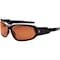 Ergodyne LOKI, Safety Glasses, Uncoated, Copper Lens, Black Frame, Full-Frame, Polarized LOKI-PZ - alternate 2