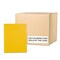Roaring Spring Case of Yellow Pocket Folders w/Prongs, 11.75"x9.5", Twin Pockets hold 25 sheets ea, 11 pt tag board, PK250 54125cs - alternate 4