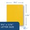 Roaring Spring Case of Yellow Pocket Folders w/Prongs, 11.75"x9.5", Twin Pockets hold 25 sheets ea, 11 pt tag board, PK250 54125cs - alternate 3