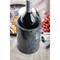 Tablecraft Marble Wine Server, Black, 5 DiaX7" H 5488 - alternate 9