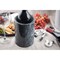 Tablecraft Marble Wine Server, Black, 5 DiaX7" H 5488 - alternate 10
