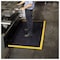 Notrax Antifatigue Mat, 64 in L x 38 in W, 7/8 in Thickness, Rubber, Drainage Holes, Black 549S3864YB - alternate 9