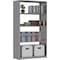 Tennsco Boltless Shelving Unit, 24"D x 42"W x 76"H, 5 Shelves, Steel CS247642-MGY - alternate 2