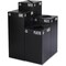 Safco 31 gal Square Recycling Bin, Open Top, Black, Steel, 1 Openings 2982BL - alternate 2