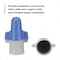 3M Twist-On Wire Connector, 6 AWG Max, Blue, Gray, Polypropylene, Thermoplastic Elastomer Insulation B/G+Jug - alternate 2