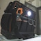 Klein Tools Wide-Mouth Tool Bag, 1680D Ballistic Weave, 31 Pockets, Black/Orange 55431