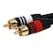 Monoprice A/V Cable, 3.5mm(M)/2 RCA(M), 1.5ft 5596 - alternate 4