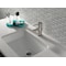 Delta Single Handle Single Hole Lavatory Faucet, Stainless 1 or 3-hole 4" installation Hole 559LF-SSPP - alternate 3