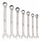 Milwaukee Tool Ratcheting Combination Wrench Set, SAE, 3/8 in to 3/4 in Head Sizes, 12 Points, 7-Piece 48-22-9406 - alternate 2
