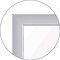 Ghent Dry Erase Board, Steel, 48 1/2 in, 72 1/2 in, Aluminum Frame, White/Gray, Gloss GRPM321G-46 - alternate 7