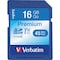 Verbatim Premium SDHC Memory Card, UHS-I V10 U1 Class 10, 16GB, Up to 80MB/s Read Speed 96808 - alternate 2