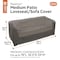 Classic Accessories Ravenna Medium Patio Loveseat Cover, Grey, 78"x35" 55-150-035101-EC - alternate 2