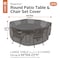 Classic Accessories Large Round Table/Chair Cover, 94 in Dia x 23 in H 55-158-045101-EC - alternate 7