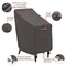 Classic Accessories Ravenna Cover, Chair, Stackable Patio, Grey, 36"x28" 55-179-015101-EC - alternate 5
