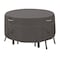 Classic Accessories Ravenna Bistro Patio Table/Chair Set Cover, Grey, 56"x56" 55-186-015101-EC - alternate 1