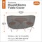 Classic Accessories Ravenna Bistro Patio Table/Chair Set Cover, Grey, 62"x32" 55-456-025101-EC - alternate 8