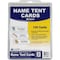 C-Line Products White Name Tent Cardstock, PK100 87587 - alternate 3