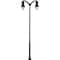 Dabmar Lighting Fixture, Post, 9283, VG, MT, Drop, 2, Light GM9283-VG-MT - alternate 2