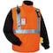 Ergodyne Hi-Vis Thermal Jacket Kit, 300D Oxford Polyester, Hi-Viz Orange, L 8388 - alternate 2