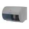 Georgia-Pacific Toilet Paper Dispenser, Compact, Horizontal Double Roll, Coreless, Wall Mount, Gray 56783A - alternate 7